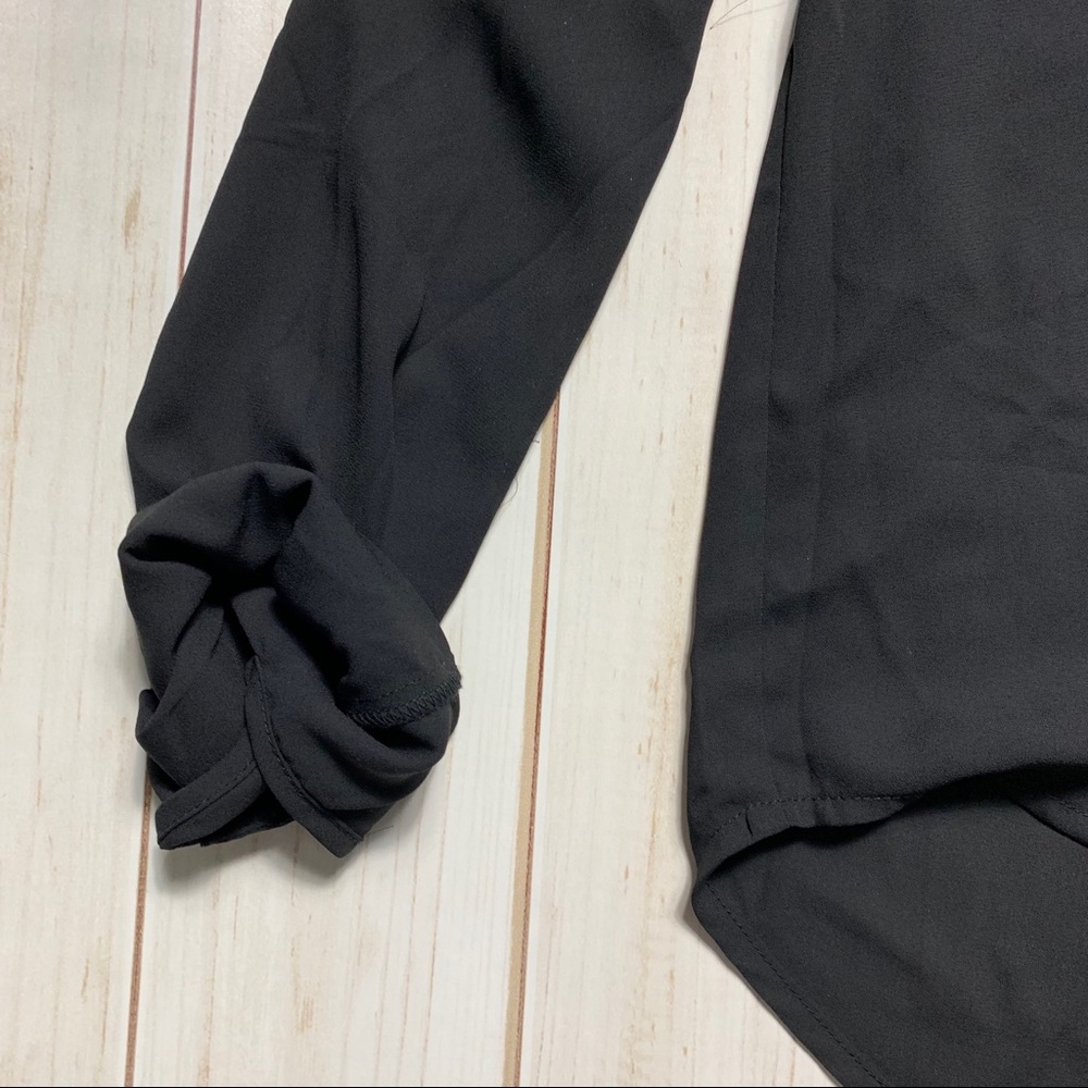 NWT Black Button Up - Picture 4 of 5